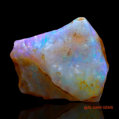 Natural Untreated Fire Opal Loose Gemstone Fancy Rough From Australia 5.00 Cts 13x12x5 mm RE-592