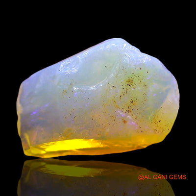 Natural Untreated Fire Opal Loose Gemstone Fancy Rough From Australia 5.00 Cts 14x10x6 mm RE-595