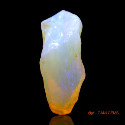 Natural Untreated Fire Opal Loose Gemstone Fancy Rough From Australia 5.00 Cts 14x10x6 mm RE-595
