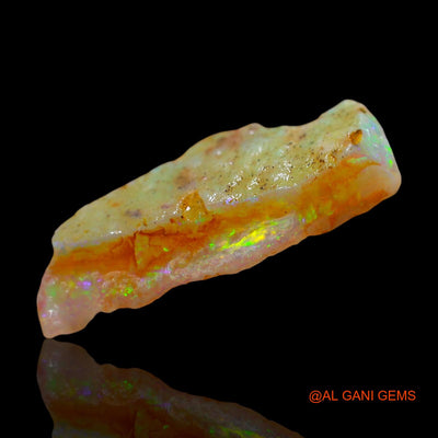 4.00 Cts Natural Australian Fire Opal Loose Gemstone Fancy Rough 23x9x4 mm RE-59