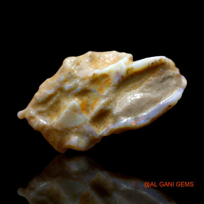 40.00 Cts Natural Australian Fire Opal Loose Gemstone Fancy Rough 39x22x12 mm RE-603