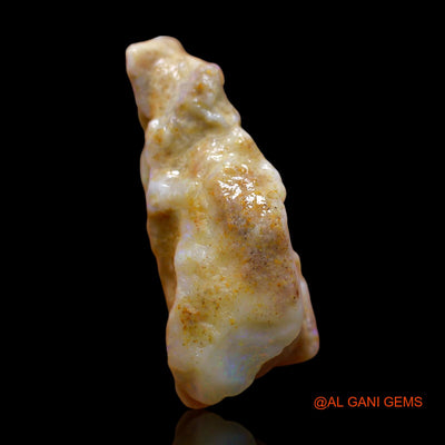 40.00 Cts Natural Australian Fire Opal Loose Gemstone Fancy Rough 39x22x12 mm RE-603