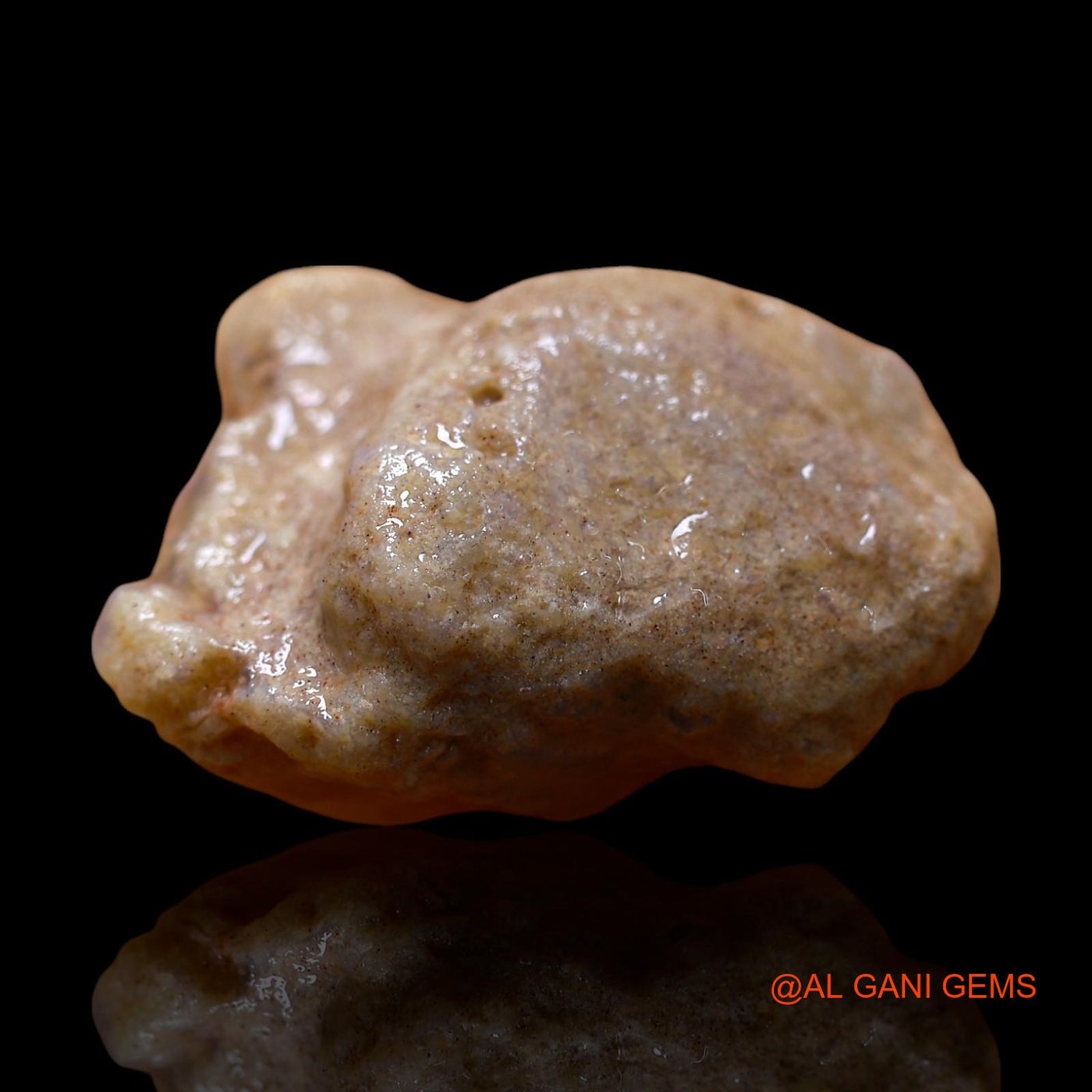 Natural Untreated Fire Opal Loose Gemstone Fancy Rough From Australia 40.00 Cts 29x22x14 mm RE-606