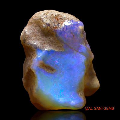 Natural Untreated Fire Opal Loose Gemstone Fancy Rough From Australia 40.00 Cts 29x22x14 mm RE-606