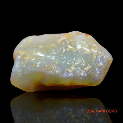 Natural Untreated Fire Opal Loose Gemstone Fancy Rough From Australia 44.00 Cts 33x24x10 mm RE-607