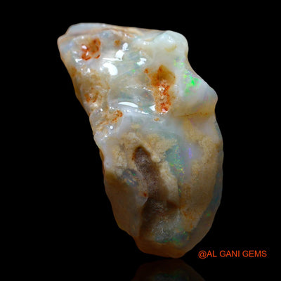 Natural Untreated Fire Opal Loose Gemstone Fancy Rough From Australia 41.00 Cts 35x19x14 mm RE-608