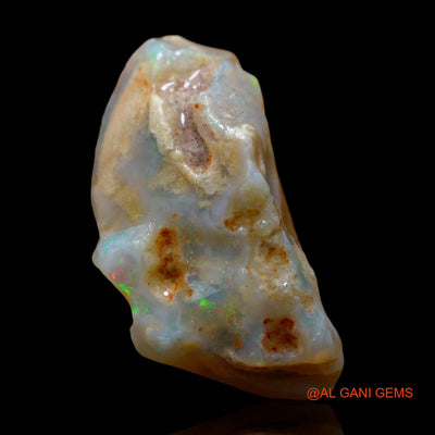 Natural Untreated Fire Opal Loose Gemstone Fancy Rough From Australia 41.00 Cts 35x19x14 mm RE-608