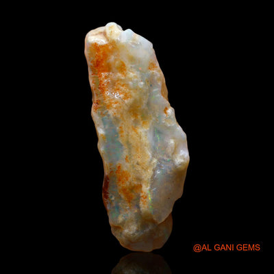 Natural Untreated Fire Opal Loose Gemstone Fancy Rough From Australia 41.00 Cts 35x19x14 mm RE-608