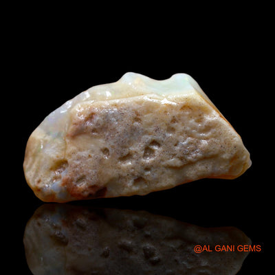Natural Untreated Fire Opal Loose Gemstone Fancy Rough From Australia 41.00 Cts 35x19x14 mm RE-608
