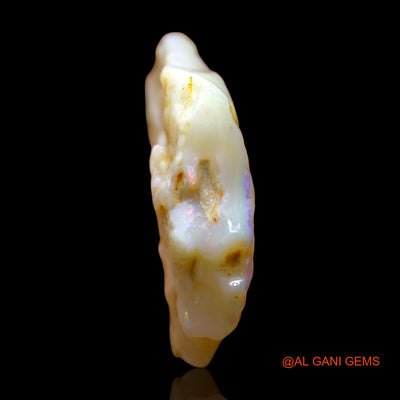 Natural Fire Opal Gemstone 31.00 Cts Loose Fancy Rough From Australia 32x26x8 mm RE-609