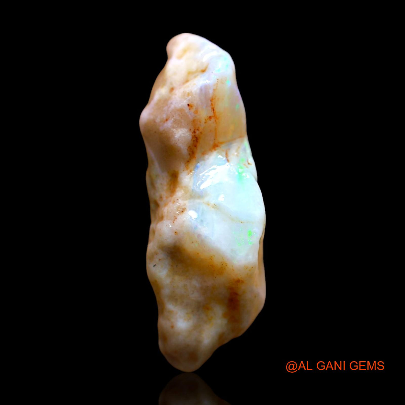 9.00 Cts Natural Australian Fire Opal Fancy Rough Loose Gemstone For Jewelry 19x12x6 mm RE-60