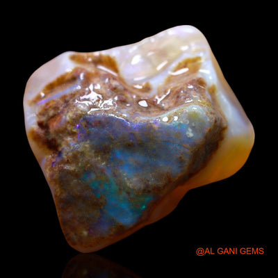 Natural Untreated Fire Opal Loose Gemstone Fancy Rough From Australia 36.00 Cts 27x24x11 mm RE-610