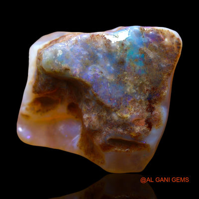 Natural Untreated Fire Opal Loose Gemstone Fancy Rough From Australia 36.00 Cts 27x24x11 mm RE-610