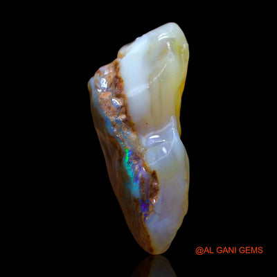 Natural Untreated Fire Opal Loose Gemstone Fancy Rough From Australia 36.00 Cts 27x24x11 mm RE-610