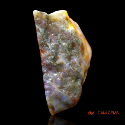41.00 Cts Natural Australian Fire Opal Loose Gemstone Fancy Rough 32x18x12 mm RE-611