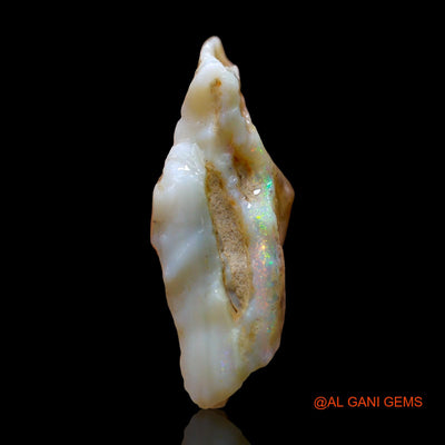 Natural Fire Opal Gemstone 32.00 Cts Loose Fancy Rough From Australia 31x22x12 mm RE-612