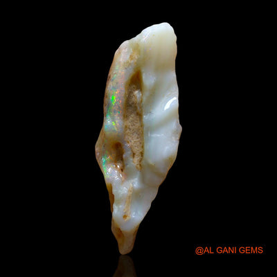 Natural Fire Opal Gemstone 32.00 Cts Loose Fancy Rough From Australia 31x22x12 mm RE-612