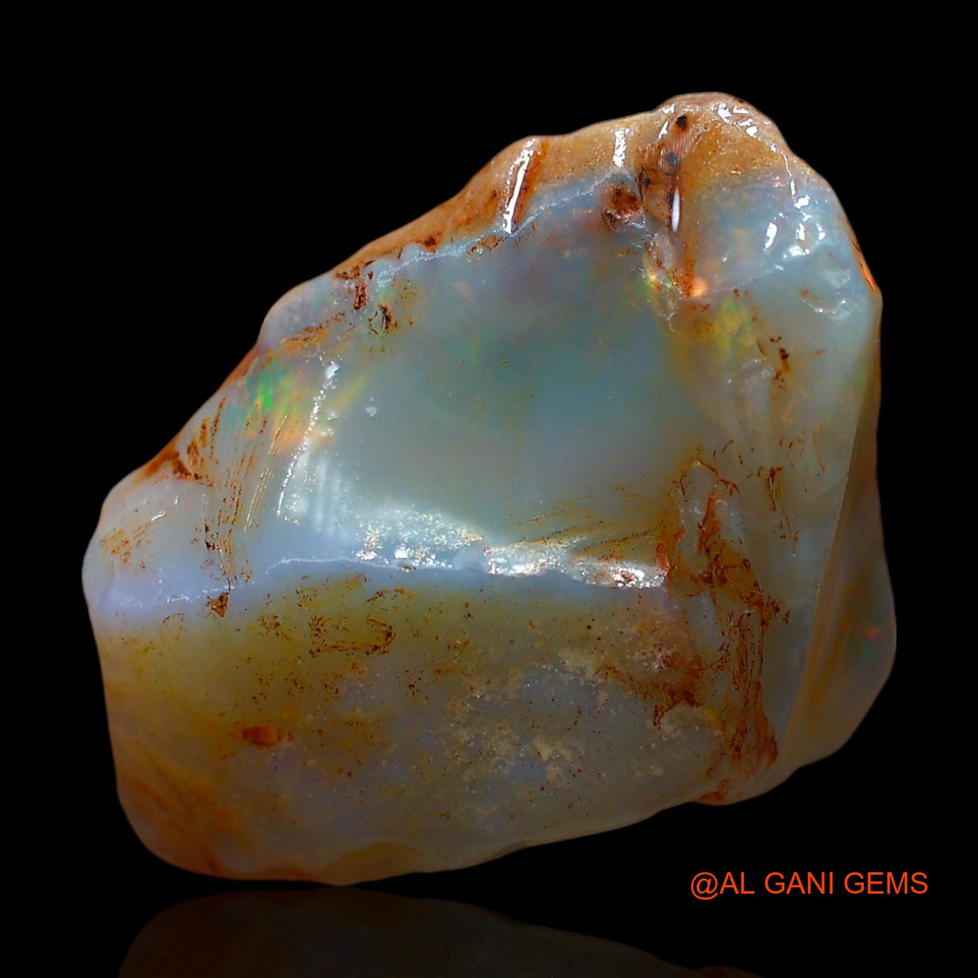 27.00 Cts Unheated Australian Fire Opal Loose Gemstone Fancy Rough Natural 28x20x10 mm RE-616