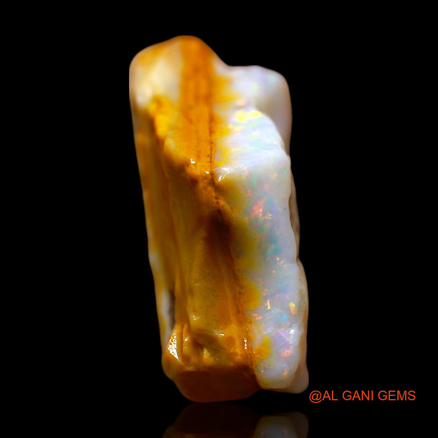 28.00 Cts Natural Australian Fire Opal Fancy Rough Loose Gemstone For Jewelry 28x21x9 mm RE-618