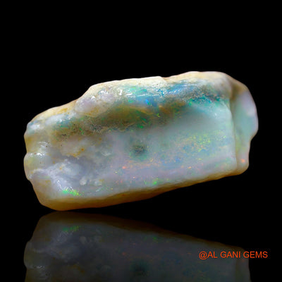 Natural Untreated Fire Opal Loose Gemstone Fancy Rough From Australia 11.00 Cts 20x12x8 mm RE-61