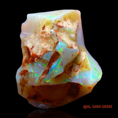 16.00 Cts Natural Australian Fire Opal Loose Gemstone Fancy Rough 25x22x8 mm RE-620