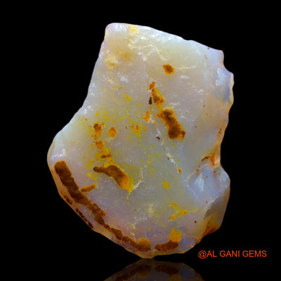 16.00 Cts Natural Australian Fire Opal Loose Gemstone Fancy Rough 25x22x8 mm RE-620