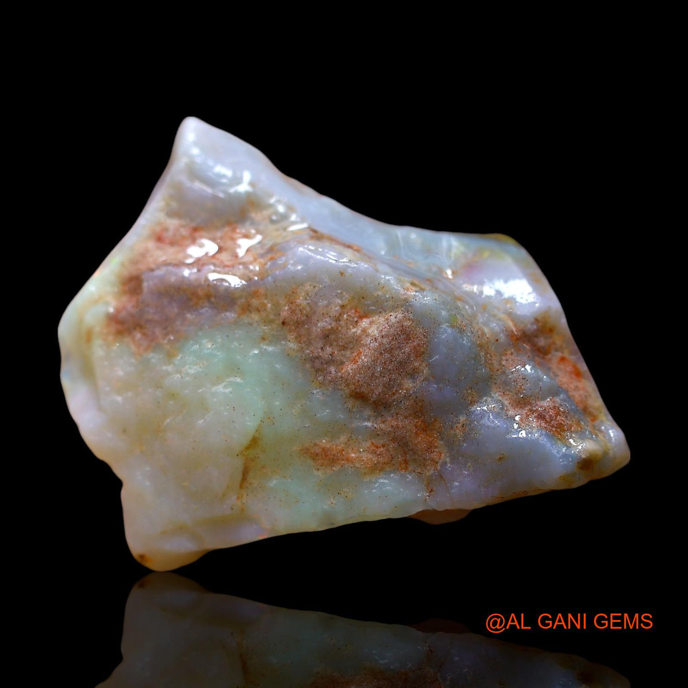 25.00 Cts Natural Australian Fire Opal Loose Gemstone Fancy Rough 29x22x8 mm RE-621