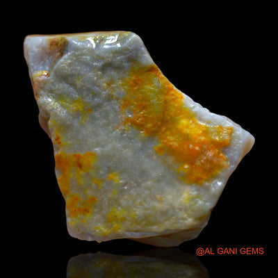 25.00 Cts Natural Australian Fire Opal Loose Gemstone Fancy Rough 29x22x8 mm RE-621