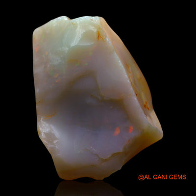 Natural Fire Opal Gemstone 28.00 Cts Loose Fancy Rough From Australia 24x16x12 mm RE-623
