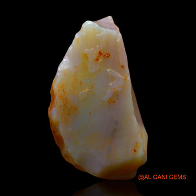 Natural Fire Opal Gemstone 28.00 Cts Loose Fancy Rough From Australia 24x16x12 mm RE-623