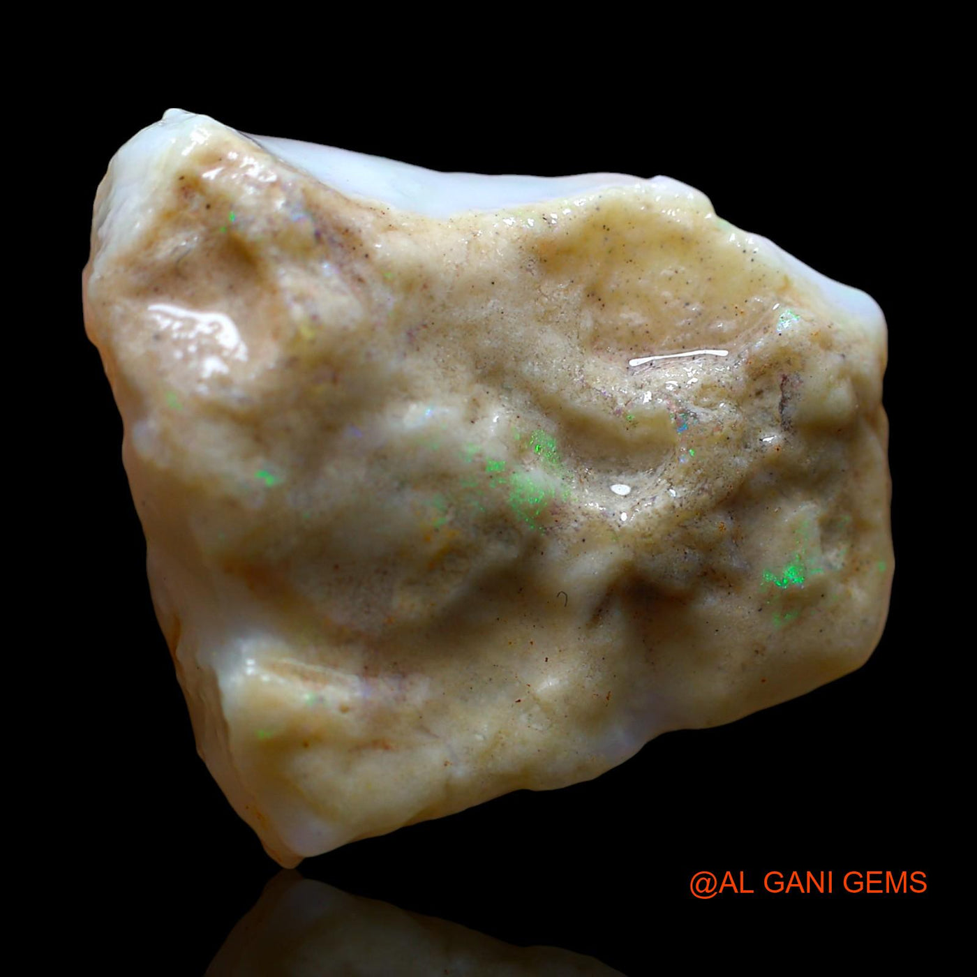 20.00 Cts Natural Australian Fire Opal Loose Gemstone Fancy Rough 23x22x7 mm RE-624