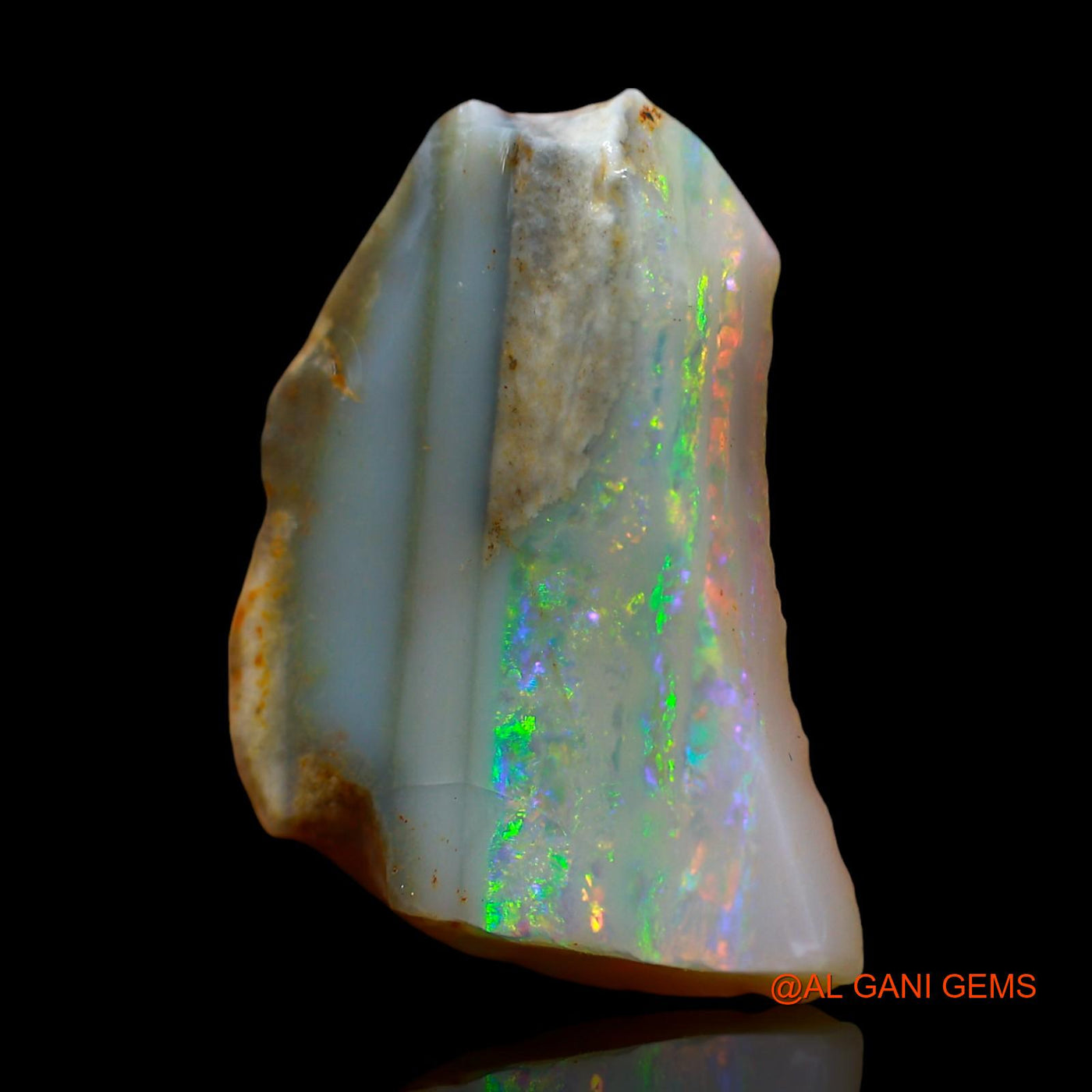 17.00 Cts Natural Australian Fire Opal Loose Gemstone Fancy Rough 20x17x10 mm RE-636