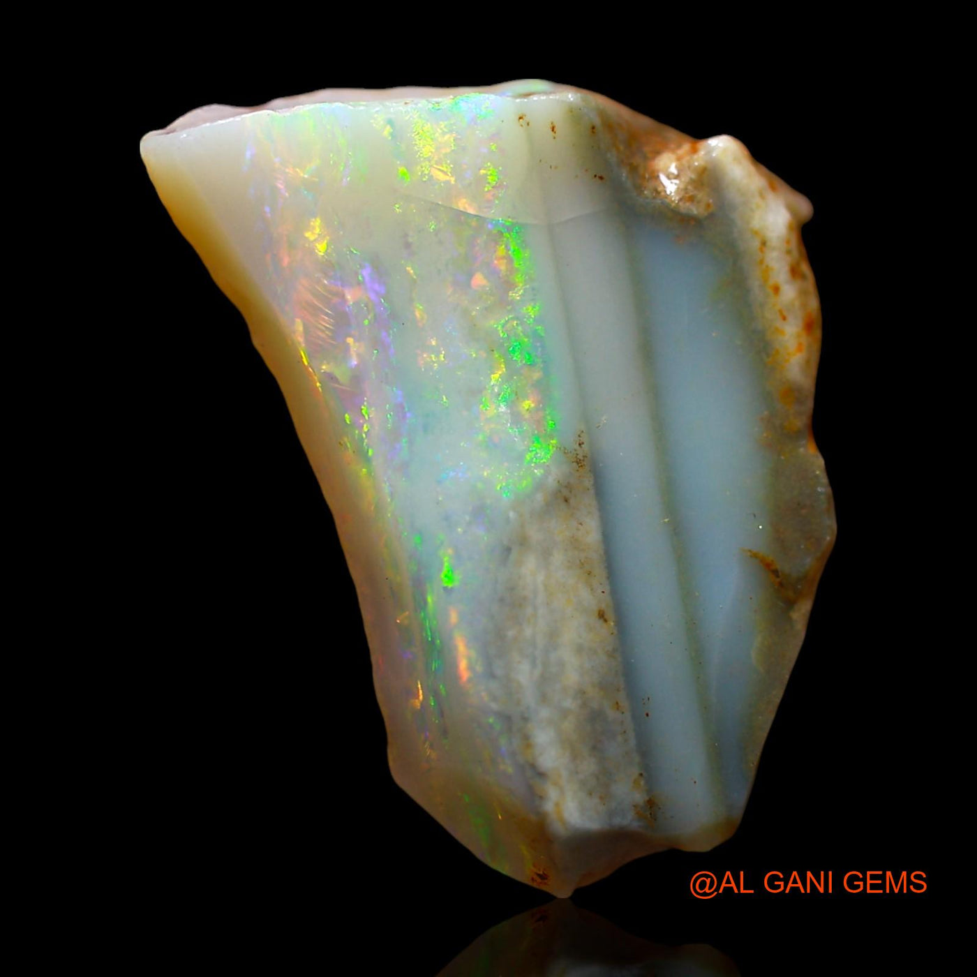 17.00 Cts Natural Australian Fire Opal Loose Gemstone Fancy Rough 20x17x10 mm RE-636