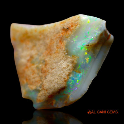 17.00 Cts Natural Australian Fire Opal Loose Gemstone Fancy Rough 20x17x10 mm RE-636