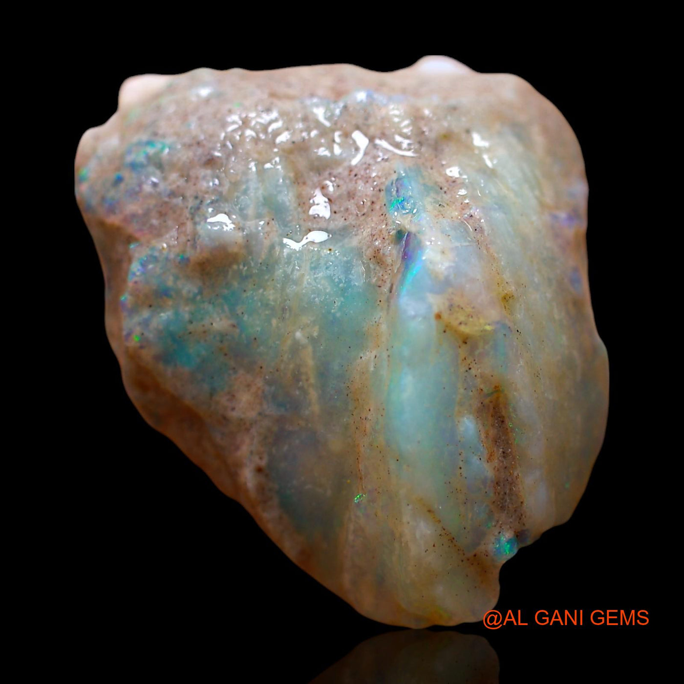 15.00 Cts Natural Australian Fire Opal Fancy Rough Loose Gemstone For Jewelry 22x19x8 mm RE-640