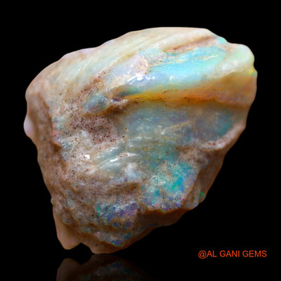 15.00 Cts Natural Australian Fire Opal Fancy Rough Loose Gemstone For Jewelry 22x19x8 mm RE-640
