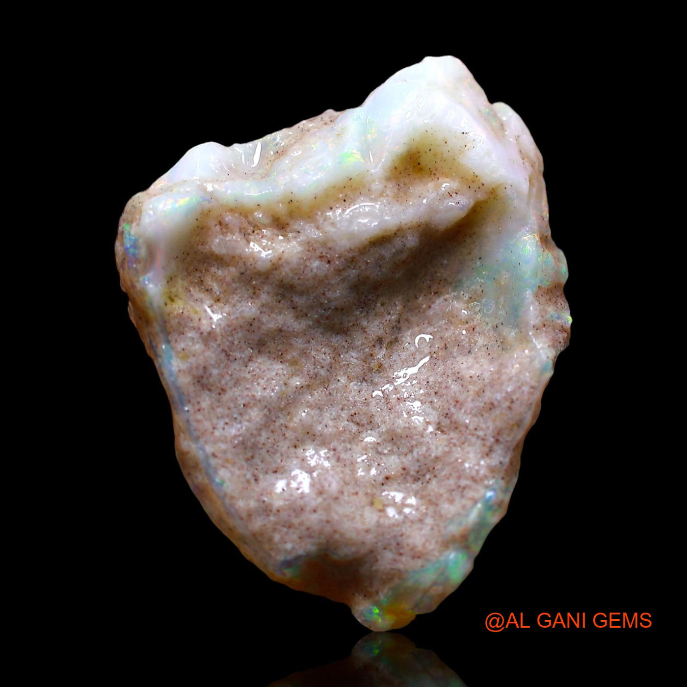 15.00 Cts Natural Australian Fire Opal Fancy Rough Loose Gemstone For Jewelry 22x19x8 mm RE-640