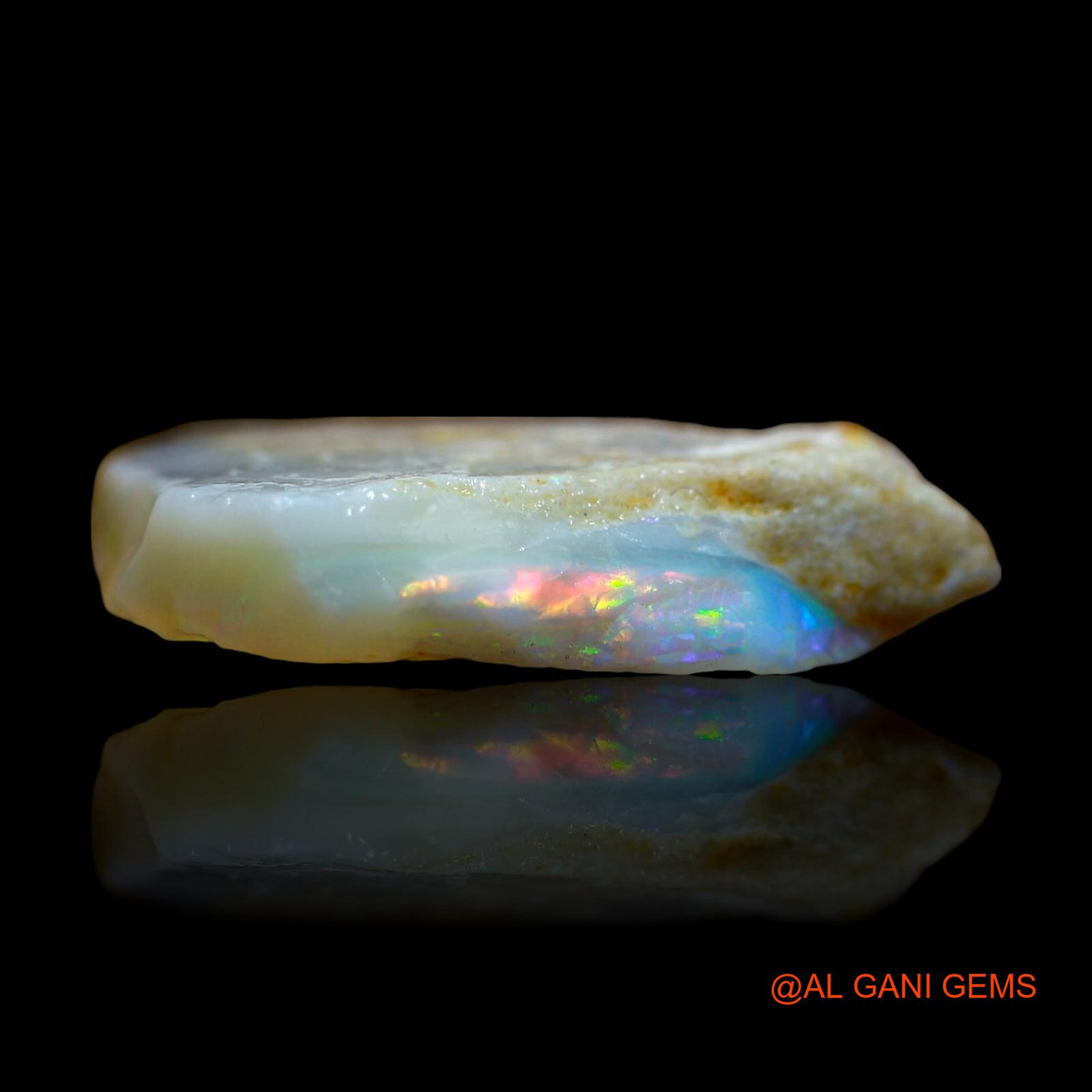 15.00 Cts Unheated Australian Fire Opal Loose Gemstone Fancy Rough Natural 29x18x5 mm RE-641
