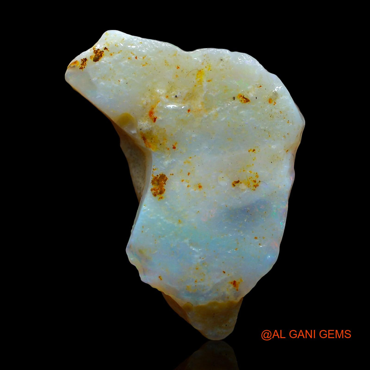 15.00 Cts Unheated Australian Fire Opal Loose Gemstone Fancy Rough Natural 29x18x5 mm RE-641