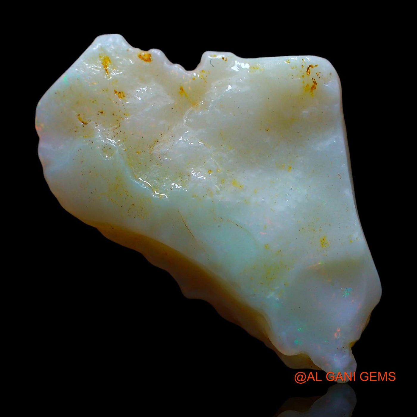12.00 Cts Natural Australian Fire Opal Loose Gemstone Fancy Rough 28x19x5 mm RE-642