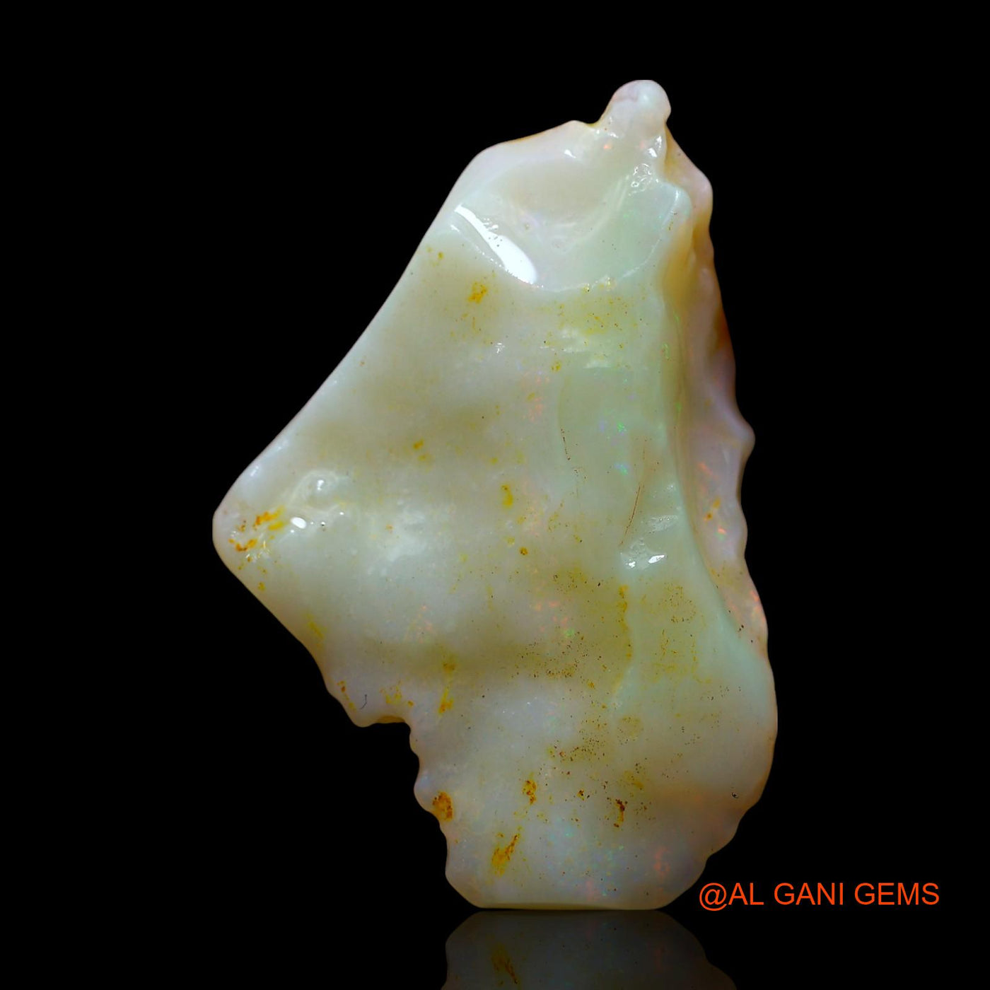 12.00 Cts Natural Australian Fire Opal Loose Gemstone Fancy Rough 28x19x5 mm RE-642