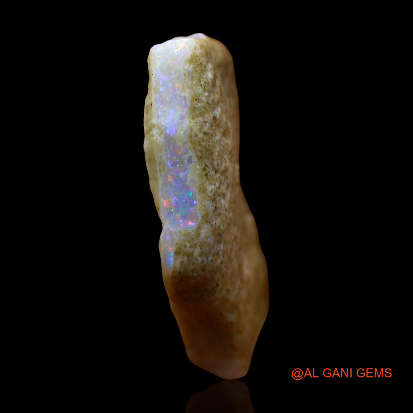 21.00 Cts Natural Australian Fire Opal Loose Gemstone Fancy Rough 27x18x6 mm RE-643