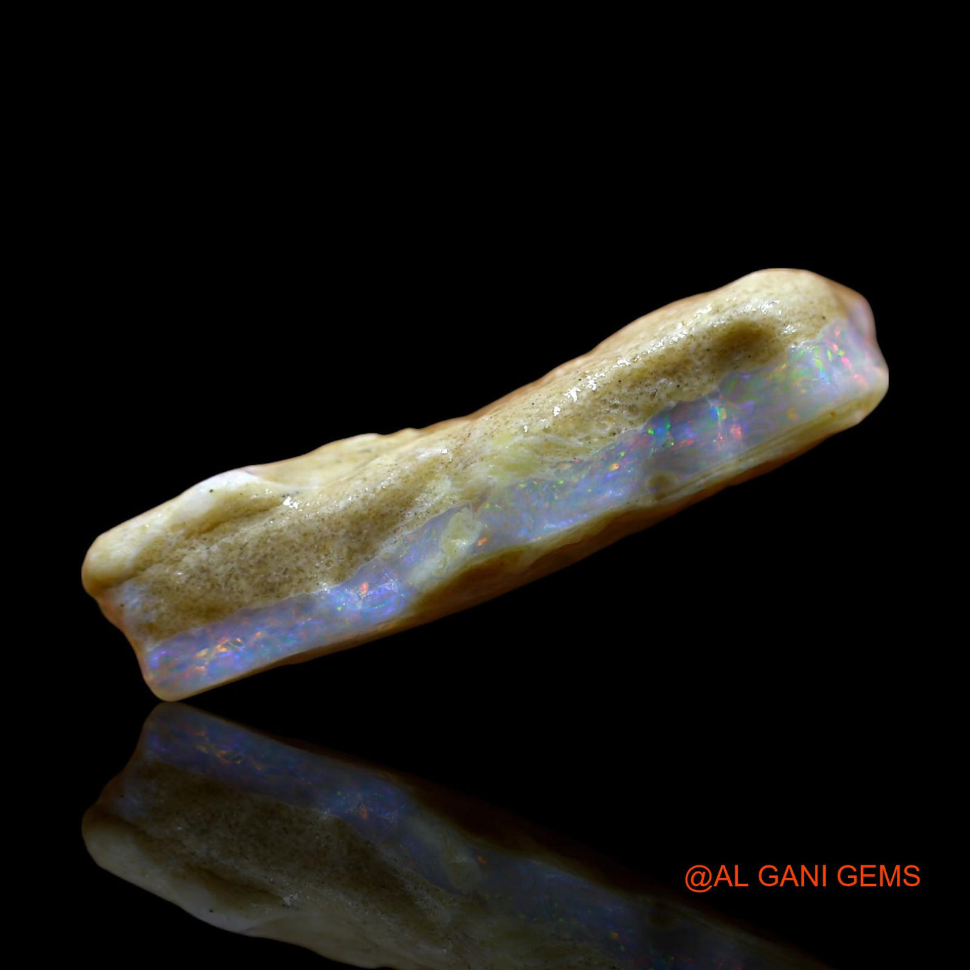 21.00 Cts Natural Australian Fire Opal Loose Gemstone Fancy Rough 27x18x6 mm RE-643