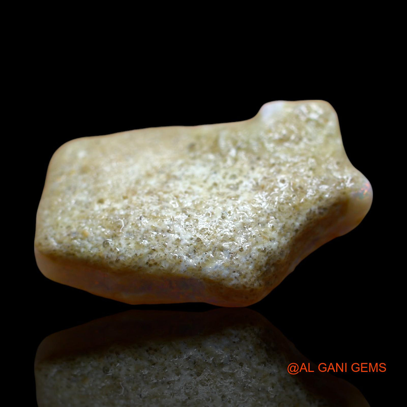 21.00 Cts Natural Australian Fire Opal Loose Gemstone Fancy Rough 27x18x6 mm RE-643