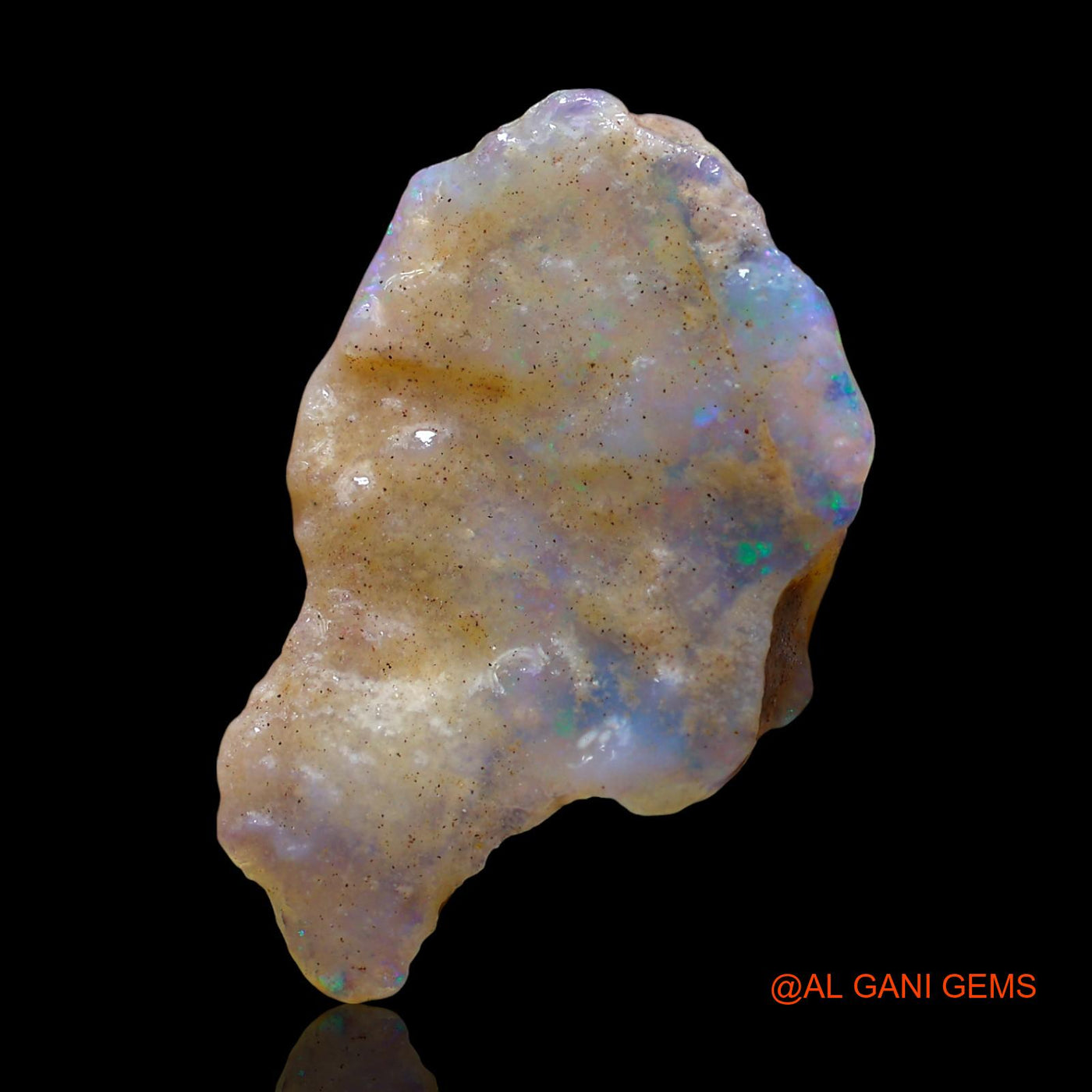 11.00 Cts Natural Australian Fire Opal Loose Gemstone Fancy Rough 29x18x6 mm RE-645