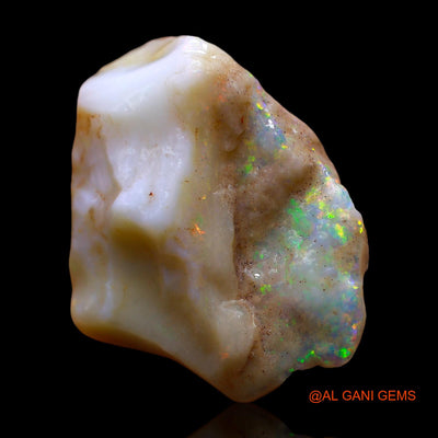 Natural Fire Opal Gemstone 20.00 Cts Loose Fancy Rough From Australia 25x20x9 mm RE-646