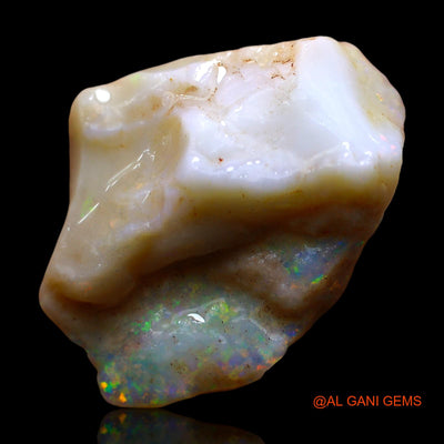Natural Fire Opal Gemstone 20.00 Cts Loose Fancy Rough From Australia 25x20x9 mm RE-646