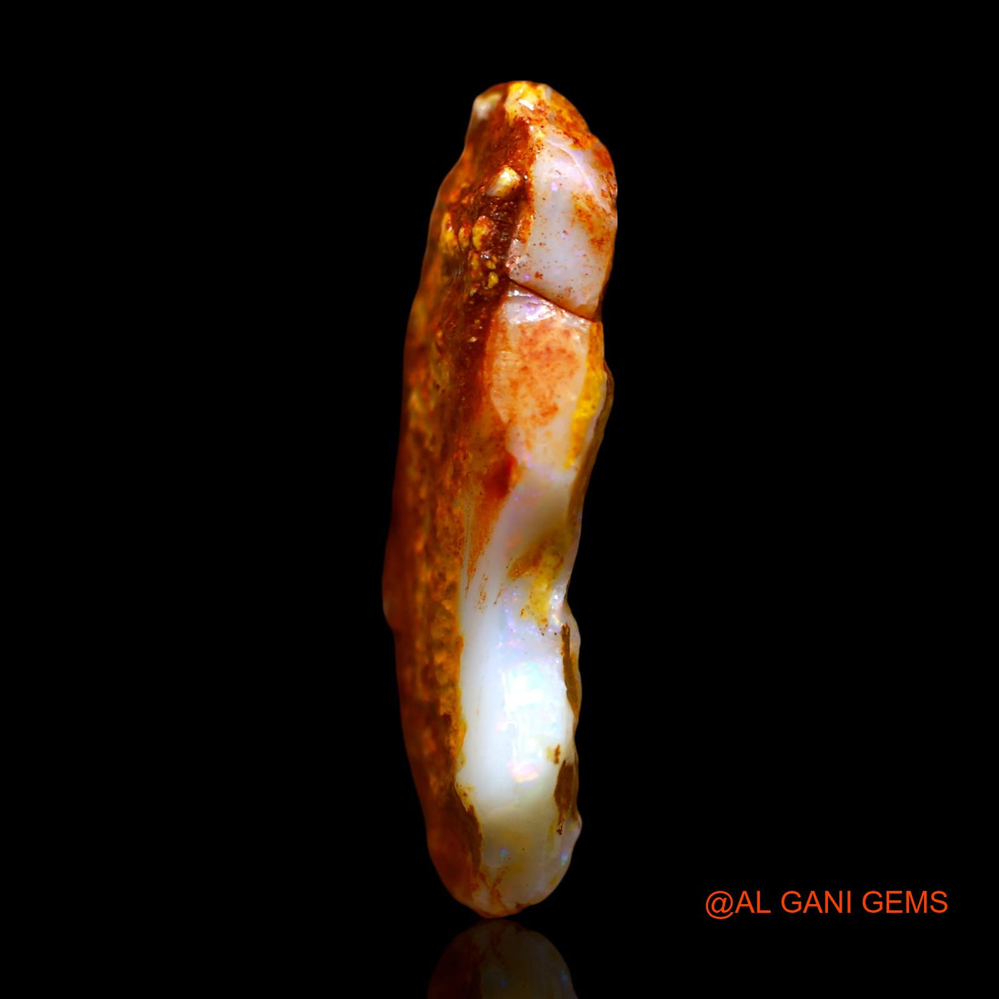 12.00 Cts Natural Australian Fire Opal Loose Gemstone Fancy Rough 29x15x6 mm RE-648
