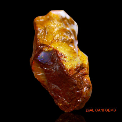 12.00 Cts Natural Australian Fire Opal Loose Gemstone Fancy Rough 29x15x6 mm RE-648