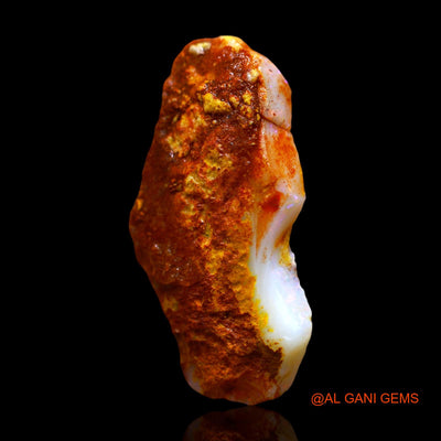 12.00 Cts Natural Australian Fire Opal Loose Gemstone Fancy Rough 29x15x6 mm RE-648